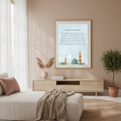 Affiche de translittération allemande Ayatul Kursi