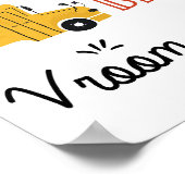 Affiche de transport Klaxon, Bip, Vroom (Coin)