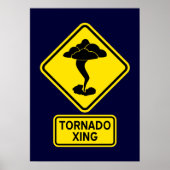 Affiche de traversée de tornade (Devant)