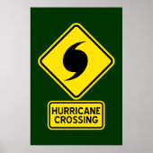 Affiche de traversée d'ouragan (Devant)