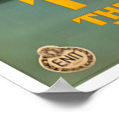 Affiche de Tripoli Libye Impression d'art de voyag (Coin)