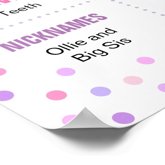 Affiche de troisième anniversaire Rainbow Confetti (Coin)