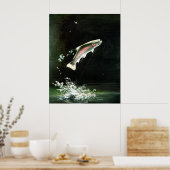 affiche de truite arc-en-ciel (Cuisine)