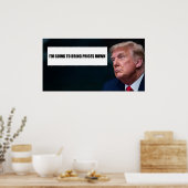 Affiche de Trump (Cuisine)