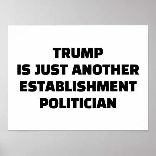 Affiche de Trump (Devant)