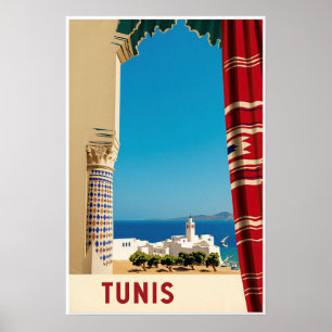 Affiche de Tunis, Tunisie