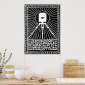 Affiche de Turin Photo Expo 1923 (Cuisine)