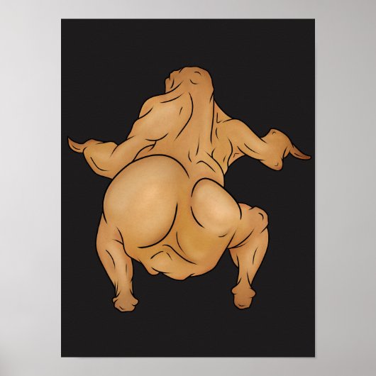 Affiche de Twerkey de Thanksgiving (Devant)