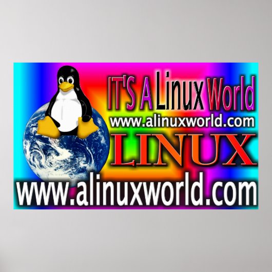 affiche de type alinuxworld (Devant)