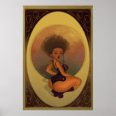 Affiche de type coccinelle féminine (Devant)