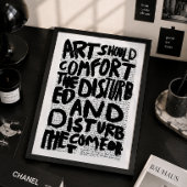 Affiche de typographie de citation de confort de l