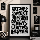 Affiche de typographie de citation de confort de l