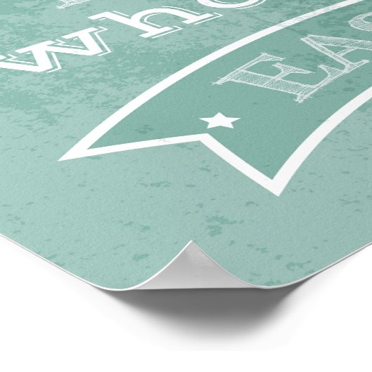 Affiche de typographie de citation inspirante (Coin)