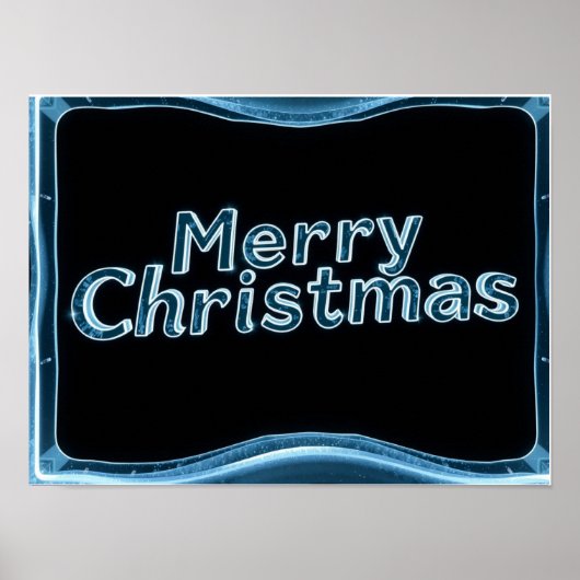 Affiche de typographie de luxe pour joyeux Noël Pa (Devant)