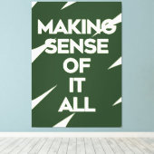 Affiche de typographie en gras Impression de citat (Insitu (Plancher de Bois))