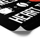 Affiche de typographie graphique « Le café fait ba (Coin)