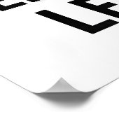 Affiche de typographie gras sans sentiments Humour (Coin)