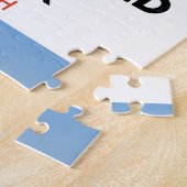 Affiche de vacances à Niévès. Puzzle (Côté)