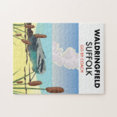 Affiche de vacances à Niévès. Puzzle (Horizontal)