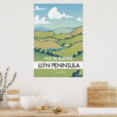 Affiche de vacances de la péninsule de Llŷn au Pay (Cuisine)
