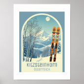 Affiche de vacances de ski à Kitzsteinhorn Autrich (Devant)