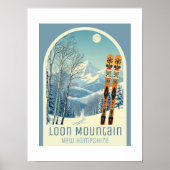 Affiche de vacances de ski à Loon Mountain New Ham (Devant)