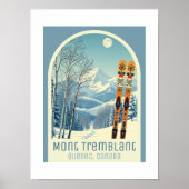 Affiche de vacances de ski Mont Tremblant Québec C (Devant)