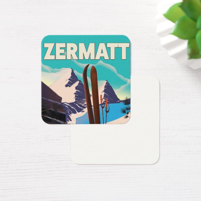 Affiche de vacances de Zermatt Ski (Bureau)