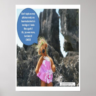 Affiche de vacances d'ours de Ker'Dunkedunk