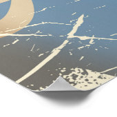 Affiche de vacances du drapeau de l'Argentine (Coin)