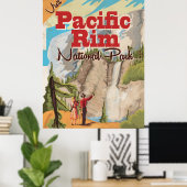 Affiche de vacances du parc national du Canada Pac (Bureau à domicile)