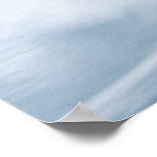 Affiche de vague océanique (Coin)