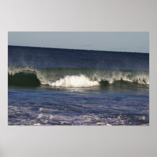 Affiche de vagues océaniques (Devant)