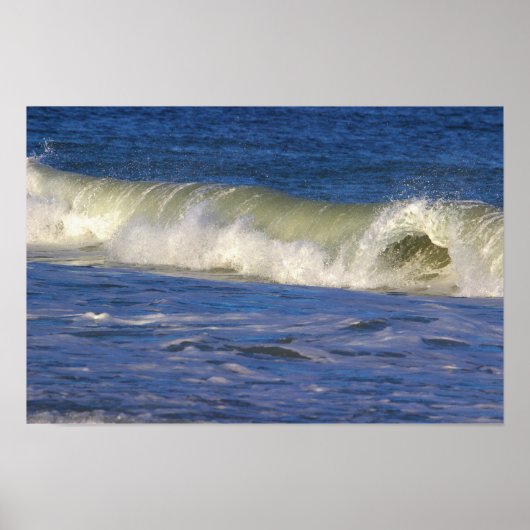 Affiche de vagues océaniques (Devant)