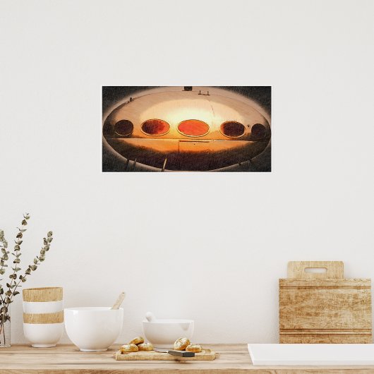 Affiche de vaisseau spatial (Cuisine)