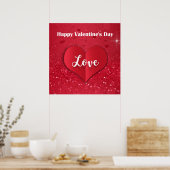 Affiche de Valentine's Day Red Paper (Cuisine)