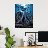 affiche de valeur de la pieuvre cybernétique (Bureau à domicile)