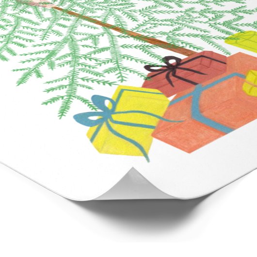 Affiche de valeur de l'arbre de Noël (Coin)