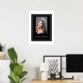 Affiche de valeur de portrait de concours personna (Bureau à domicile)