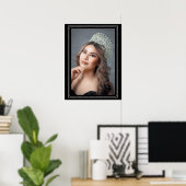 Affiche de valeur de portrait de concours personna (Bureau à domicile)