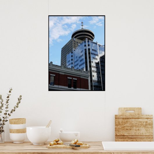 Affiche de Vancouver Imprimer Vancouver Cityscape  (Cuisine)