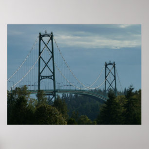 Affiche de Vancouver Imprimer Vancouver Cityscape 