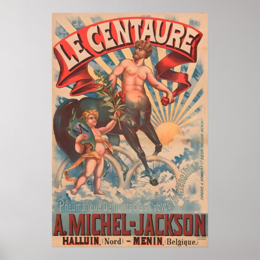 Affiche de vélo Le Centaure (Devant)