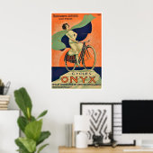 Affiche de vélo Onyx Cycles Art de cyclisme Cyclis (Bureau à domicile)