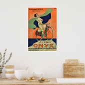 Affiche de vélo Onyx Cycles Art de cyclisme Cyclis (Cuisine)