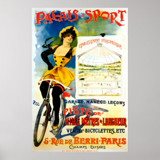 Affiche de vélo Palais-Sport