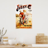 Affiche de vélo tandem Cycles Jussy (Cuisine)