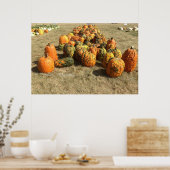 Affiche de vente Citrouille d'automne (Cuisine)