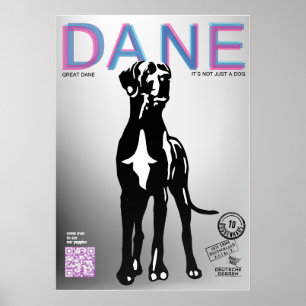 Affiche de vente de chiot Dogue Allemand