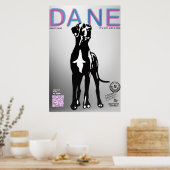 Affiche de vente de chiot Dogue Allemand (Cuisine)